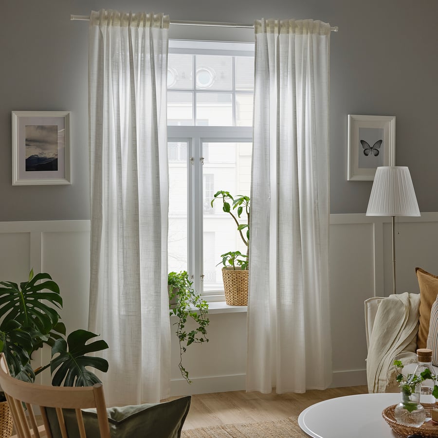 Premium Textured Sheer Curtains | Airy & Elegant Window Treatments