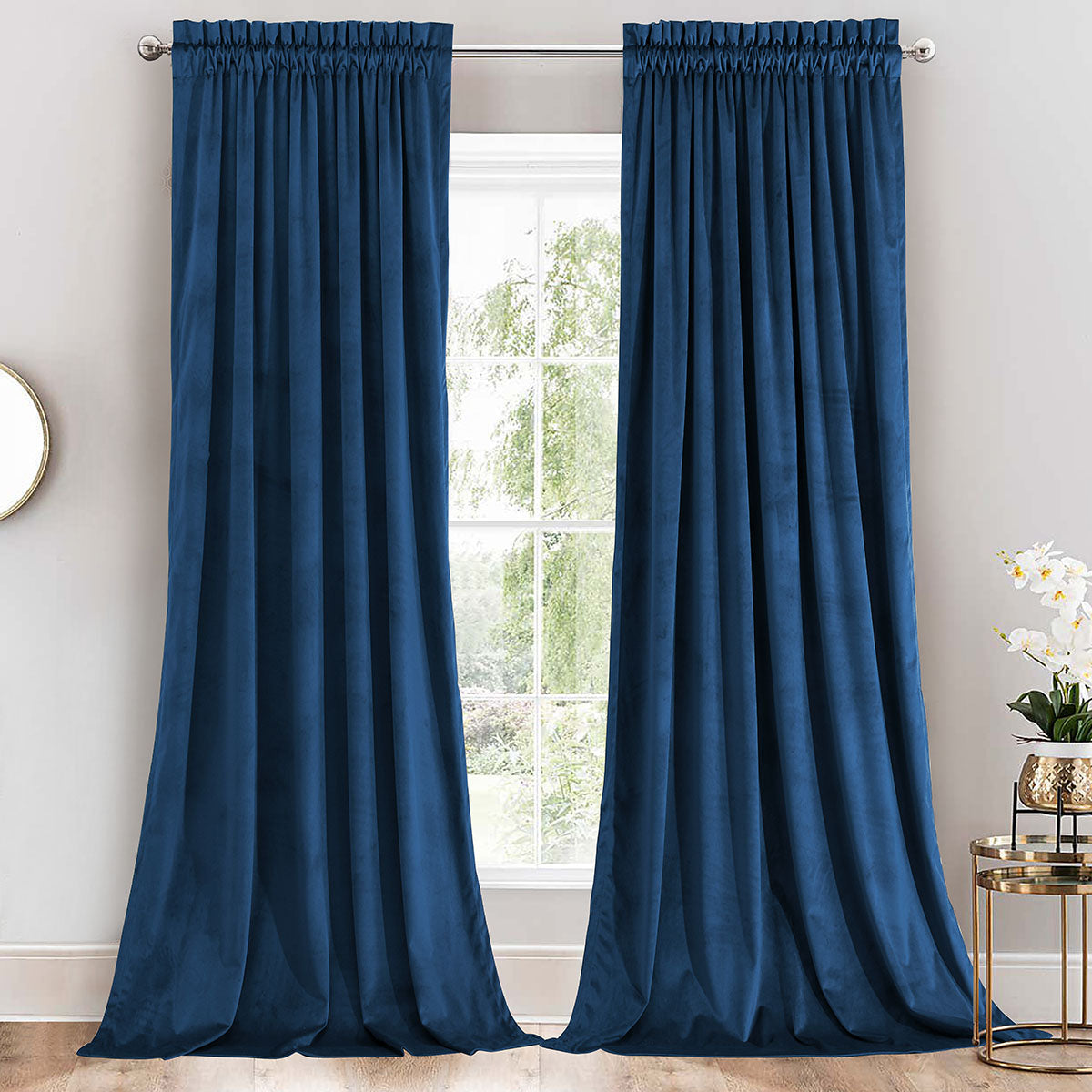 Plain Velvet Curtains