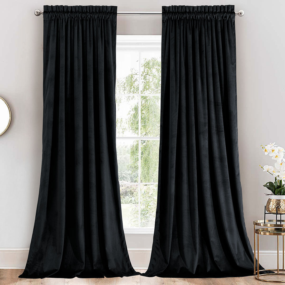Plain Velvet Curtains