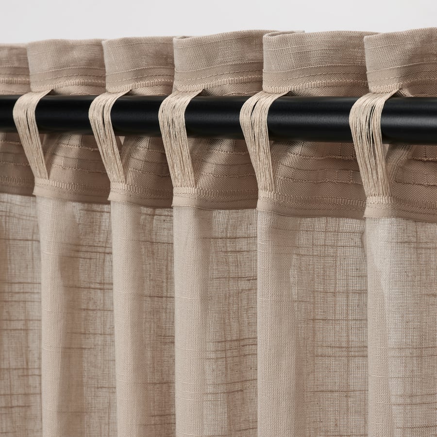 Premium Textured Sheer Curtains | Airy & Elegant Window Treatments