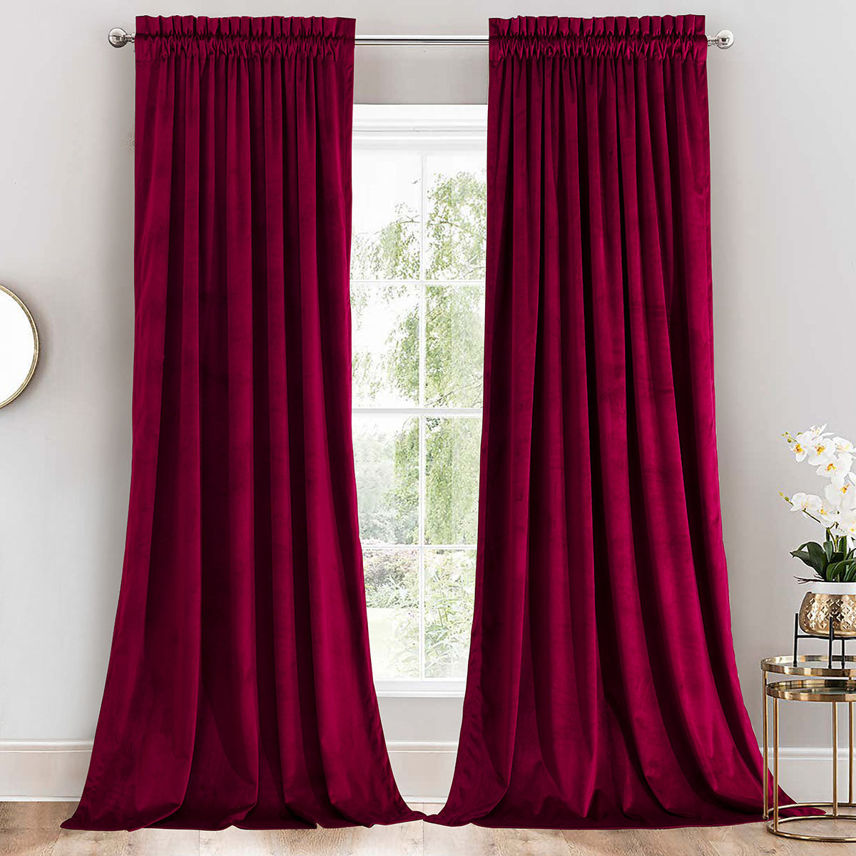 Plain Velvet Curtains