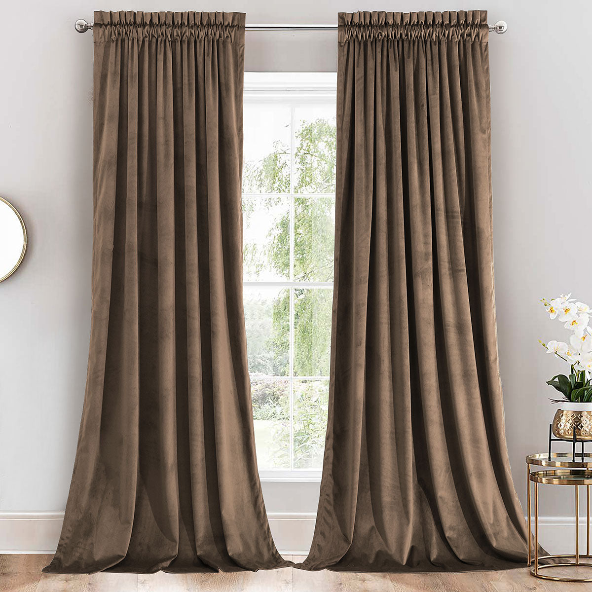 Plain Velvet Curtains
