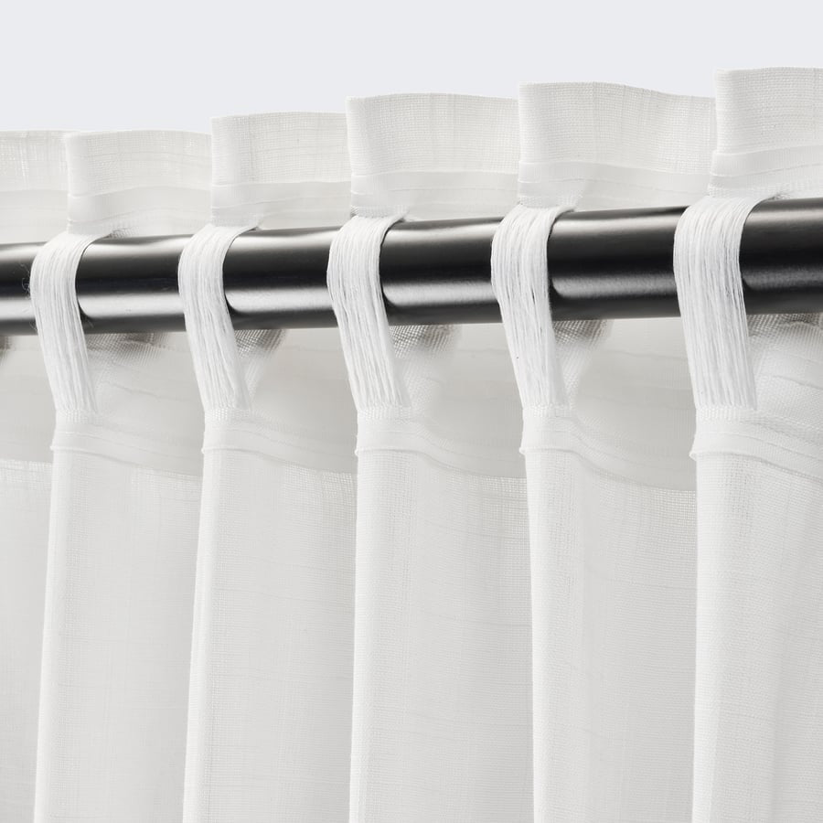 Premium Textured Sheer Curtains | Airy & Elegant Window Treatments