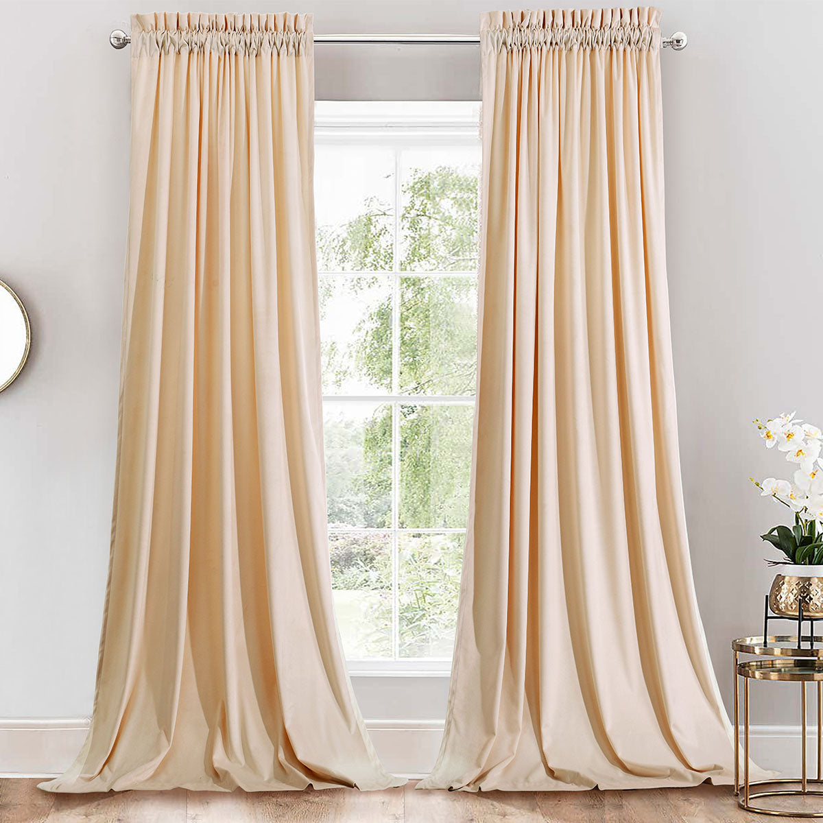 Plain Velvet Curtains