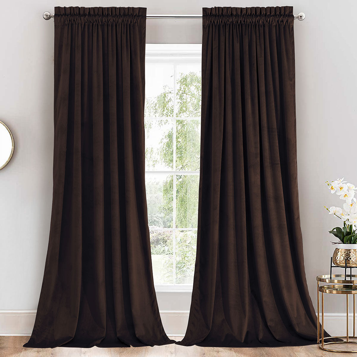 Plain Velvet Curtains
