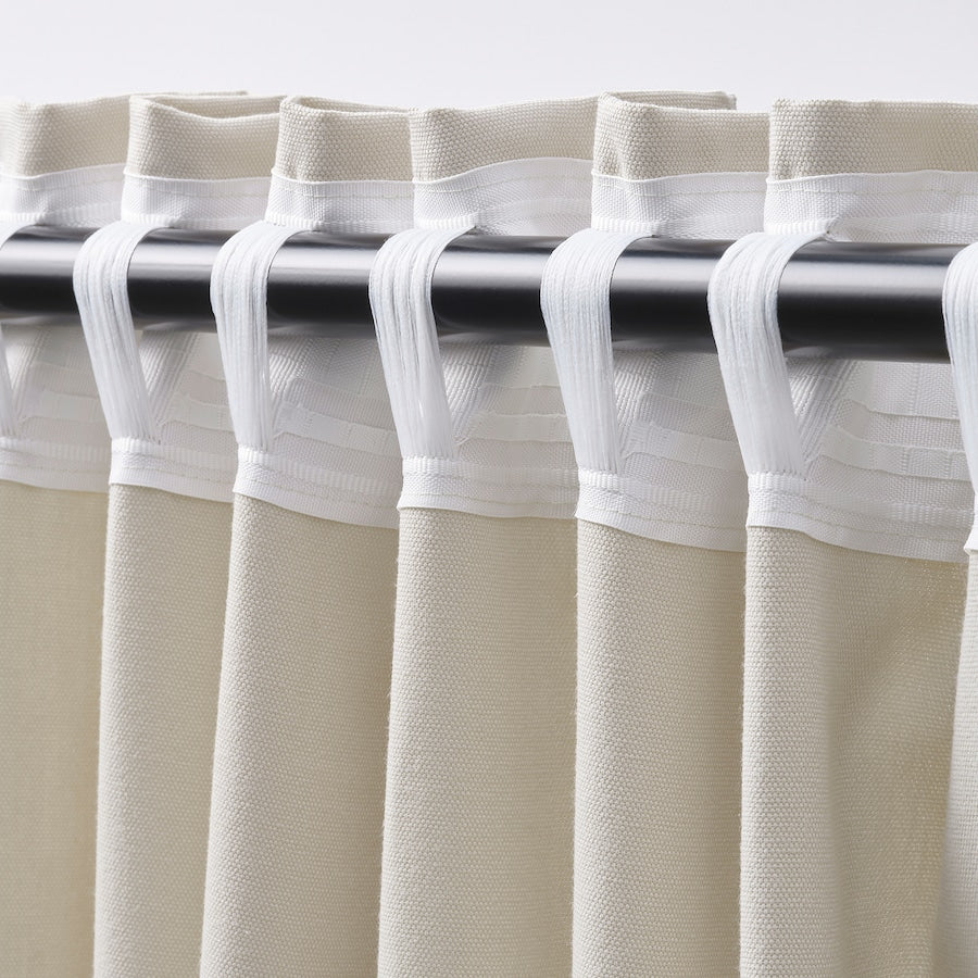 Premium Cotton Duck Curtains - Durable Canvas Drapes for Living Room & Bedroom